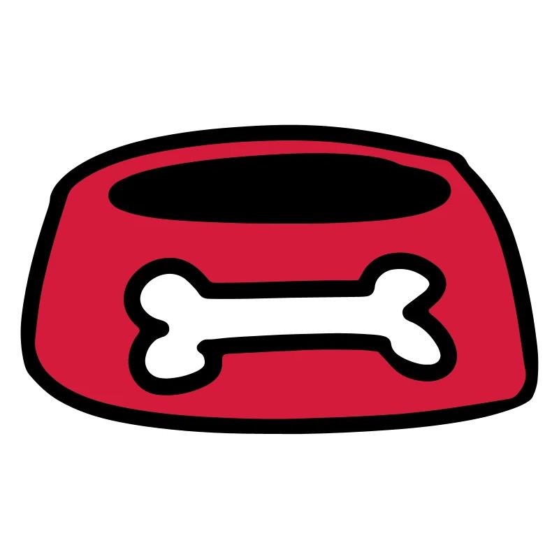 Futternapf Hundenapf Knochen Geschenkidee Hunde