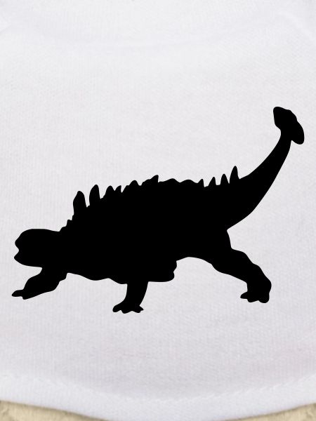 Ankylosaurus dinosaur silhouette