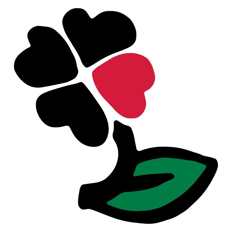 Four-leaf clover colorful / four-leaf clover