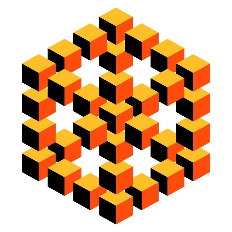 impossible figure Escher cube geometry fantasy