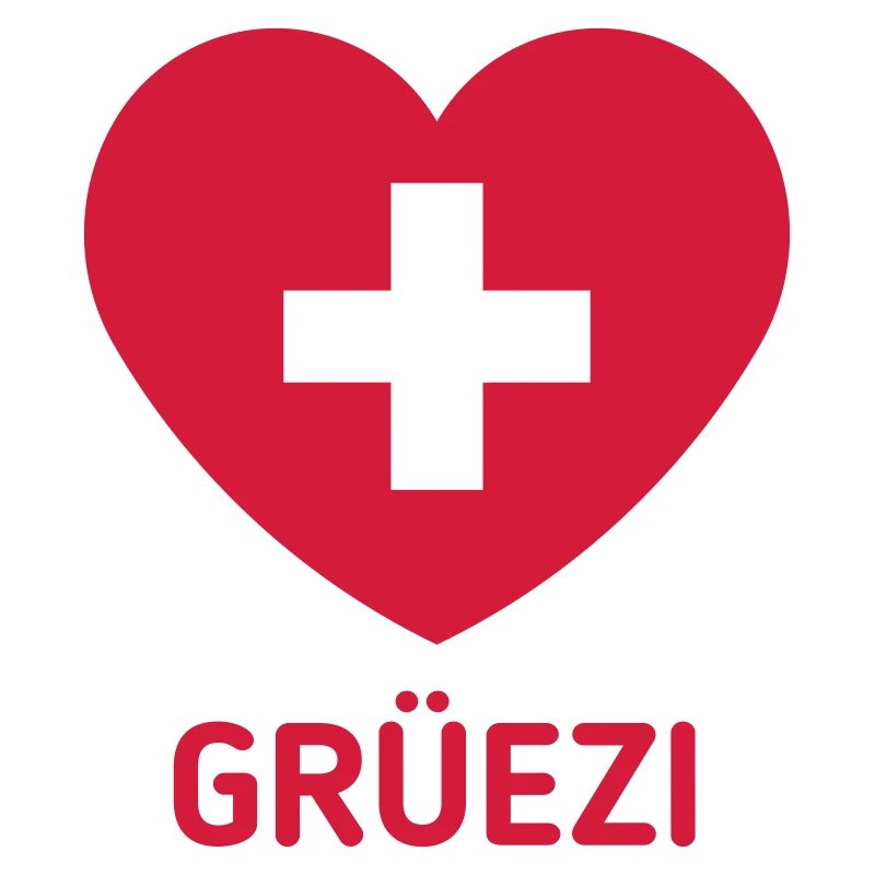 Grüezi (Schweiz / Herz / Schweizerkreuz / 1C)