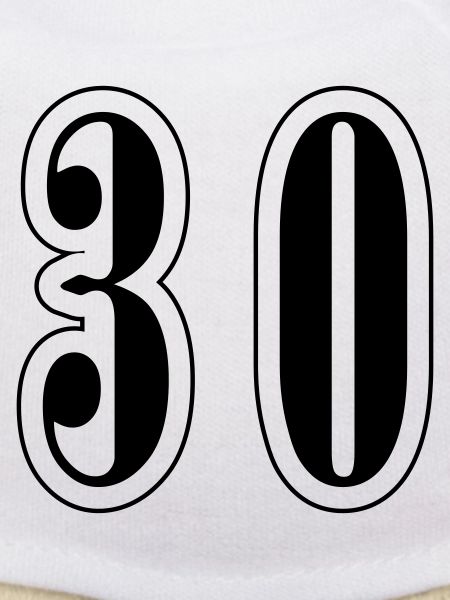 30 Zahl symbol