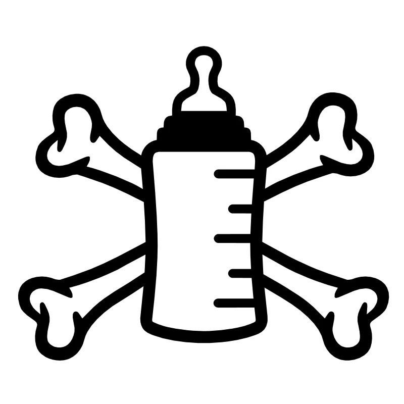 Babyflasche Pirat