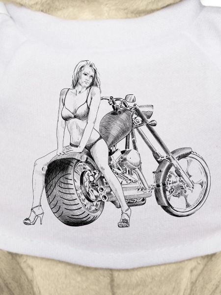 Bikini am Chopper