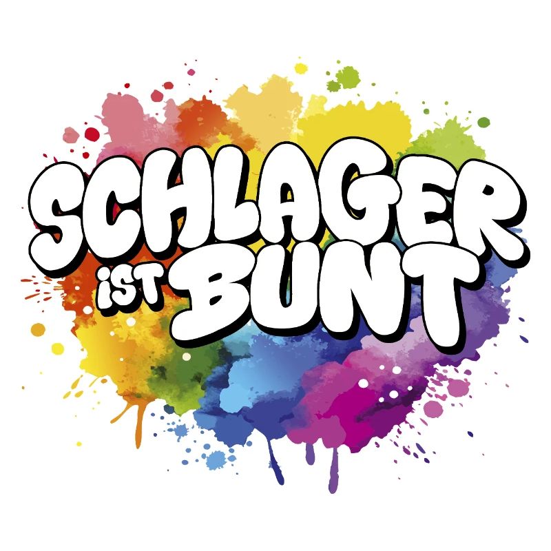 Schlager ist bunt  Regenbogen LSBTIQ