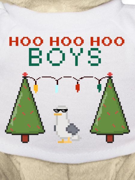 Pixel Seemöwe Weihnachts Boys