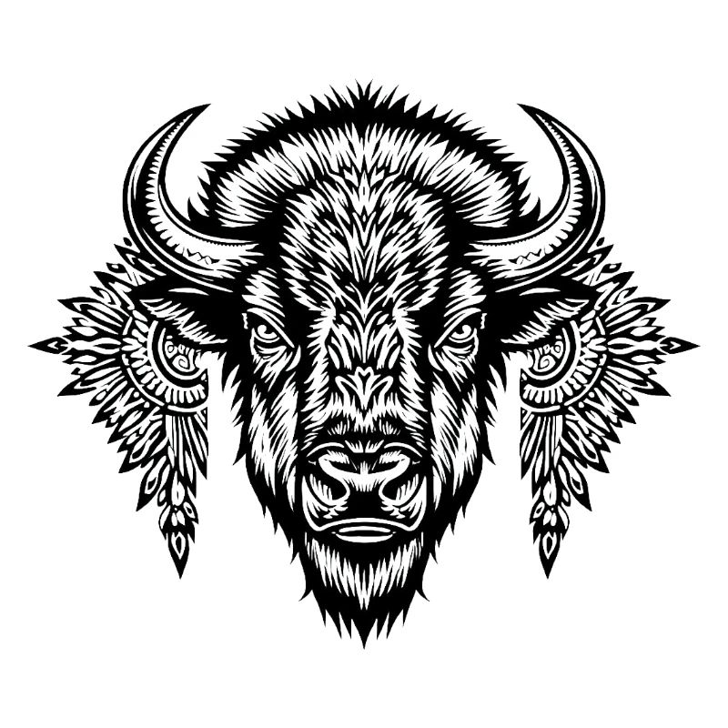 Zierbison-Glyphe