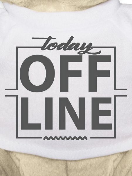 Today Offline Design Statement Spruch Minimal