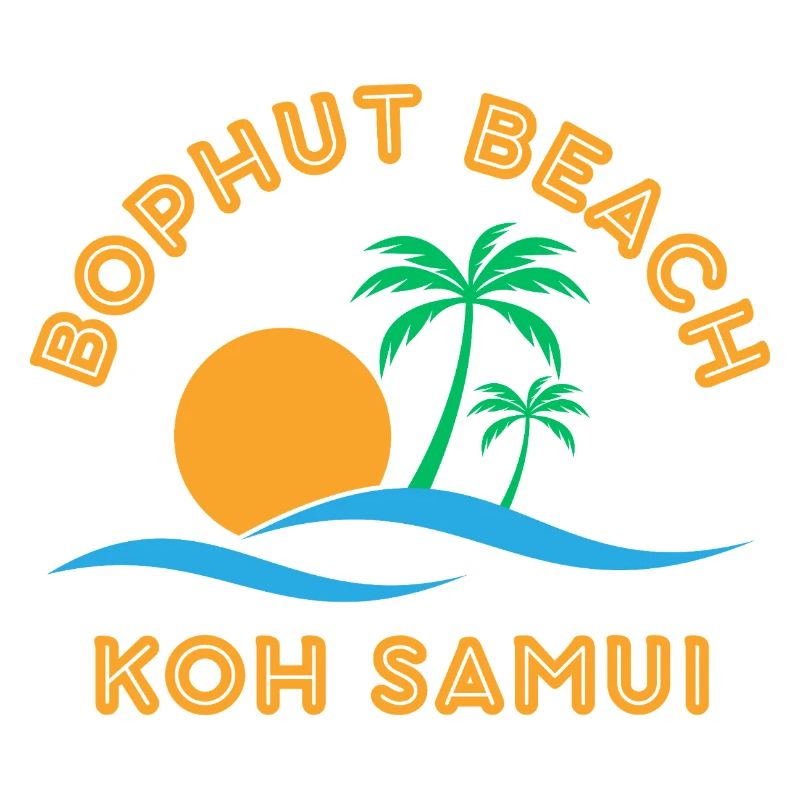 Koh Samui Beach Sunset Palm