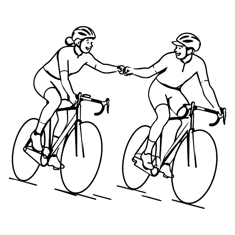 Vélo de route ensemble