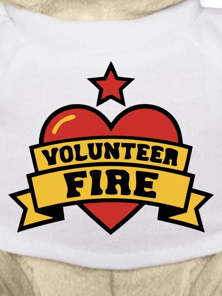 Volunteer Fire Heart Logo