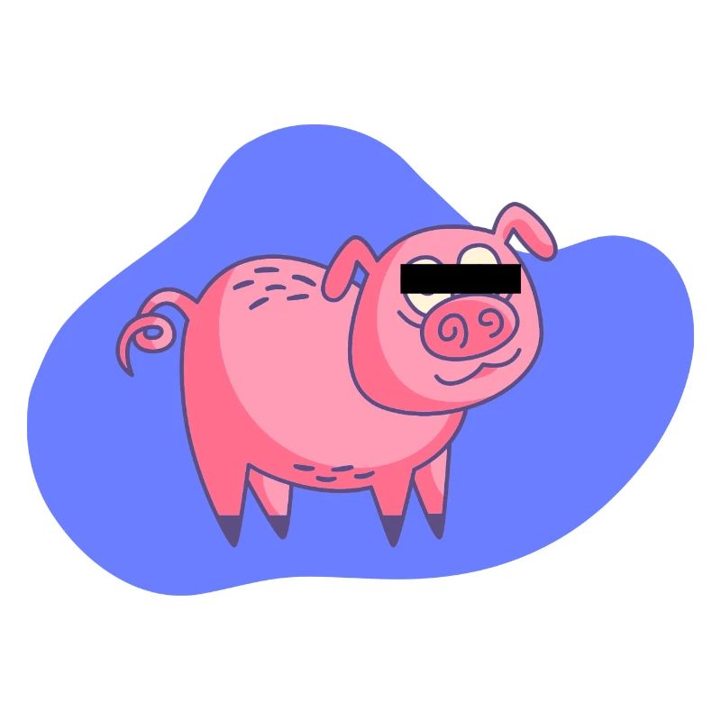 Cochon de dessin animé