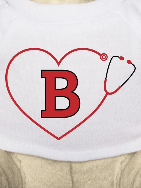 Letter B Stethoscope