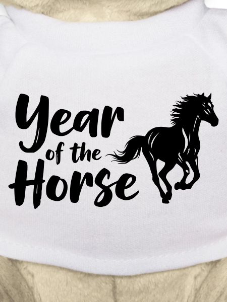 Année du Cheval Lettrage