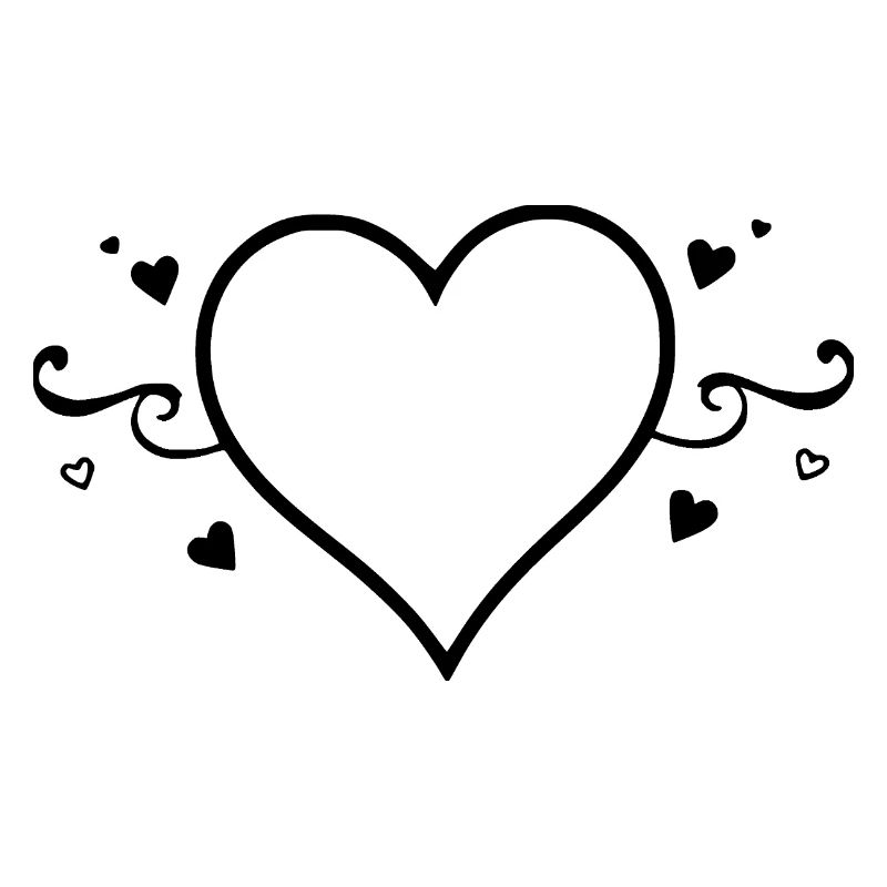 Black Heart Valentine's Day Gift
