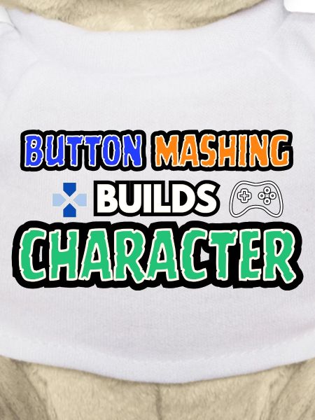 Button-Mashing baut einen Charakter auf