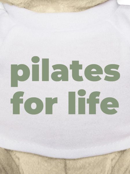 Pilates fürs Leben Typografik