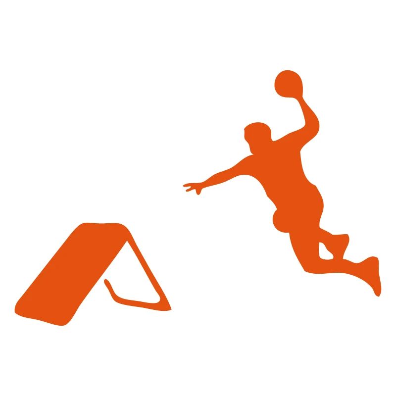 Tchoukball Silhouette Schatten