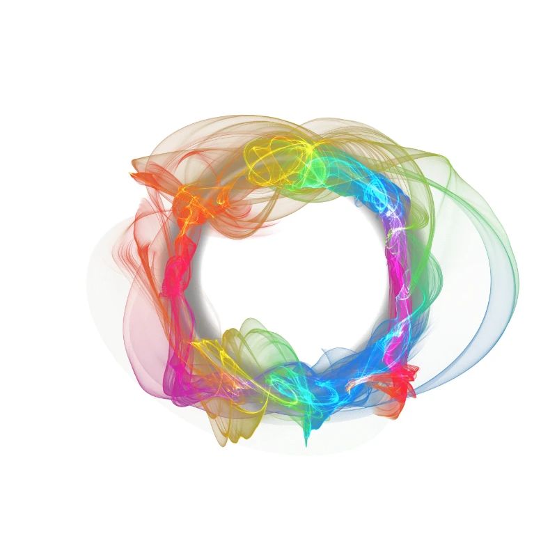 Regenbogen Feuer Ring
