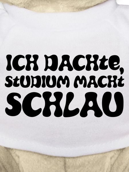 Ich dachte, Studium macht schlau