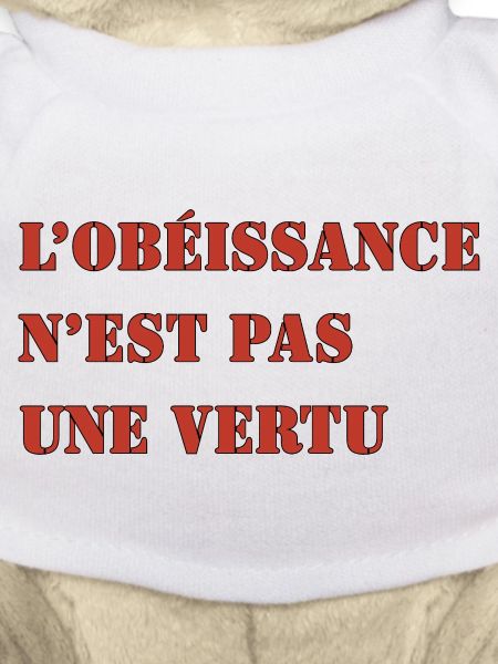 OBEDIENCE IS NOT A VIRTUE
