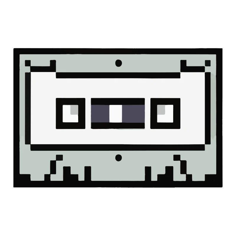 Cassette Idée cadeau rétro pixélisée