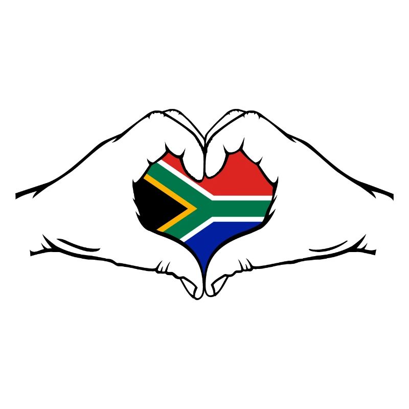 Südafrika Herzform
