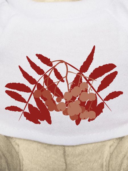 Abstract rowan berry