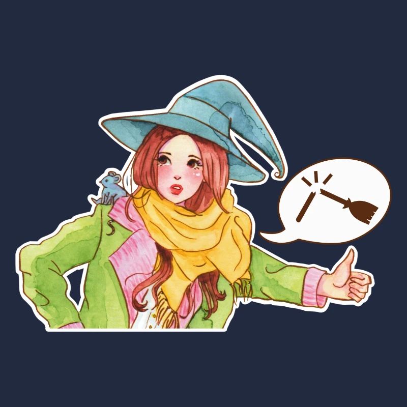Witch hitchhiker's guide - broom is broken!