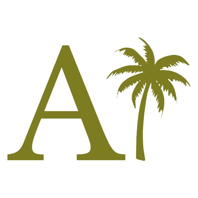 Lettre a vert Palm