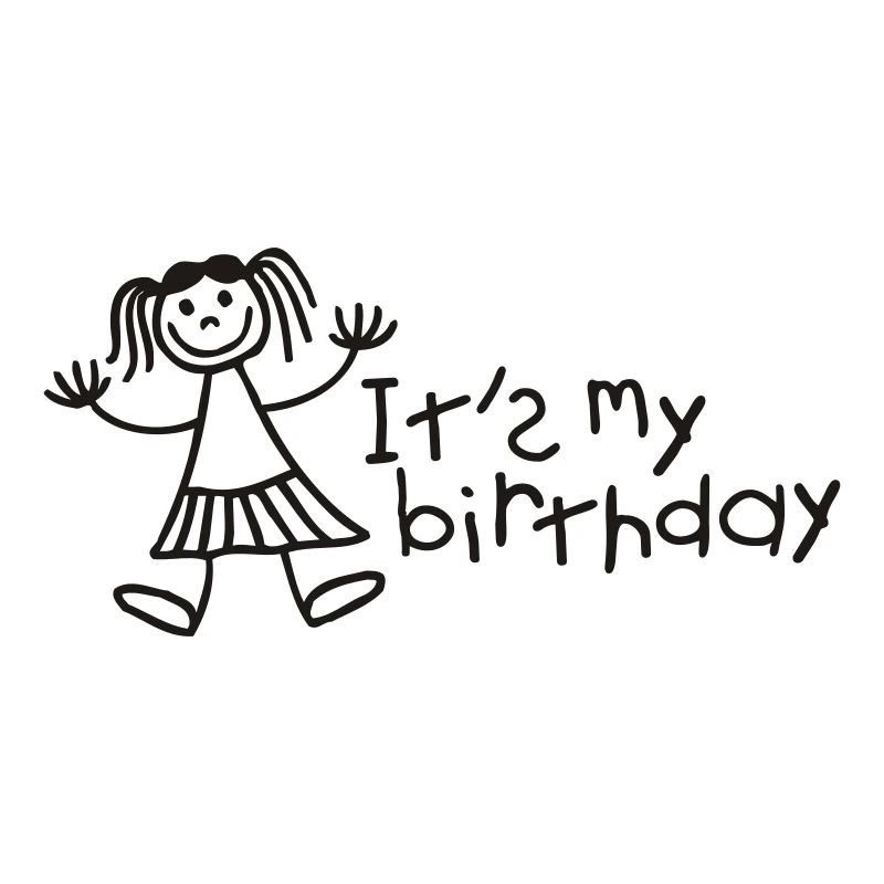 C'est mon anniversaire - Fille