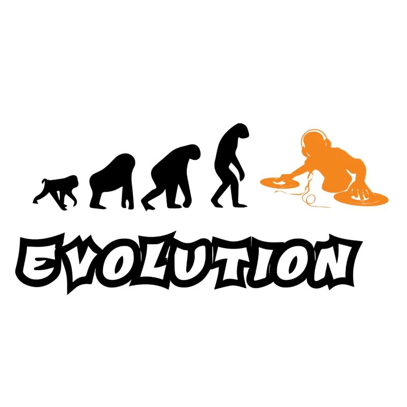 Evolution T Shirt with Dj