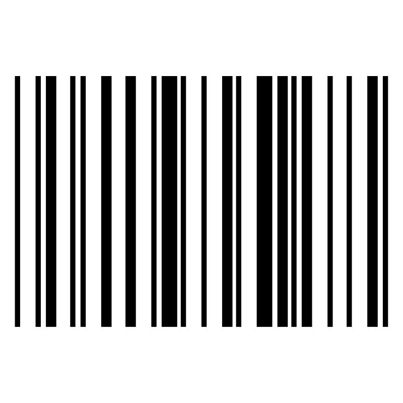 Bande de code à barres rayée