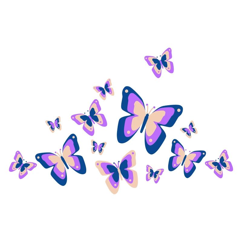 Papillon Papillon Insectes Printemps Été coloré