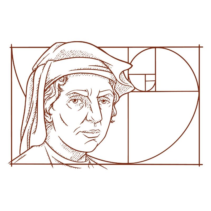 Leonardo Fibonacci Mathématicien Math Series Suivre