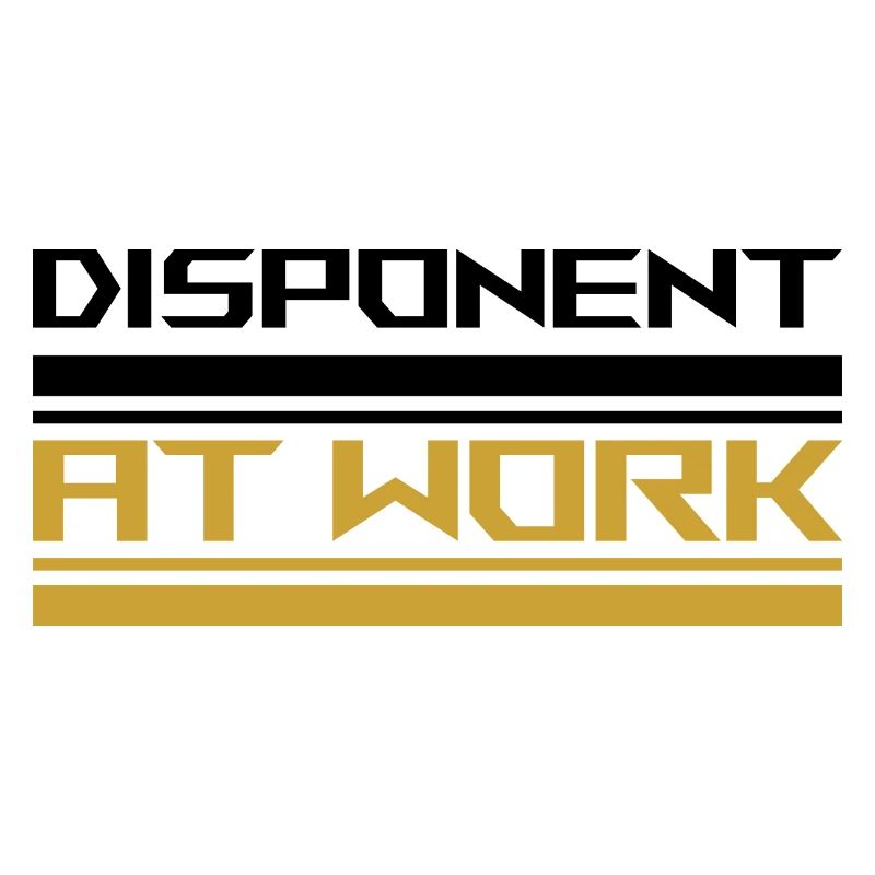 Disponent at work black