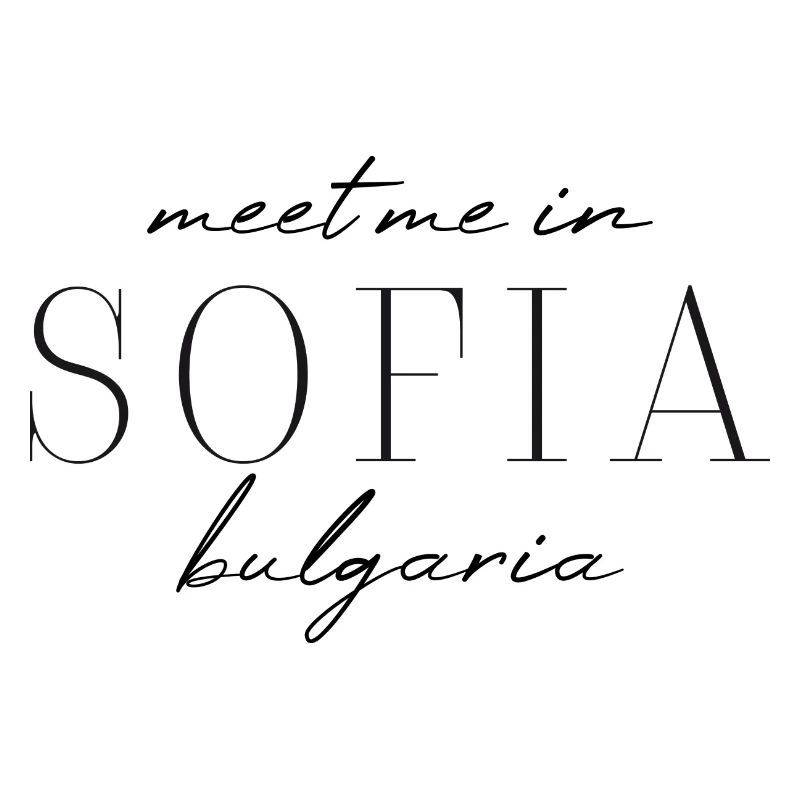 Sofia, Bulgaria Style Design T-Shirt