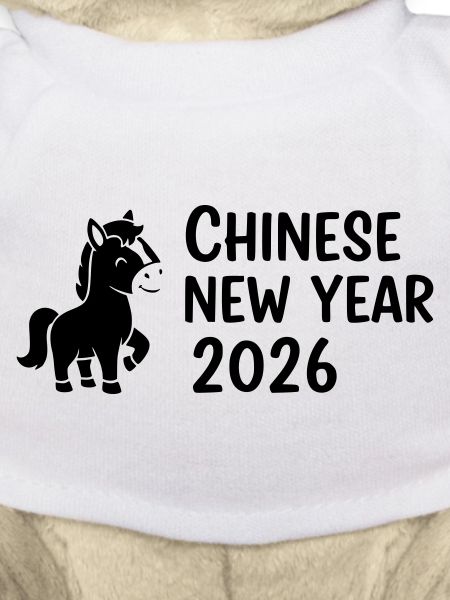 Chinese New Year 2026 Pferd –  Neujahrsdesign