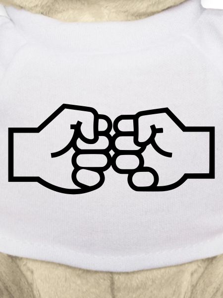 Fist Check Fistbump Hands Outline