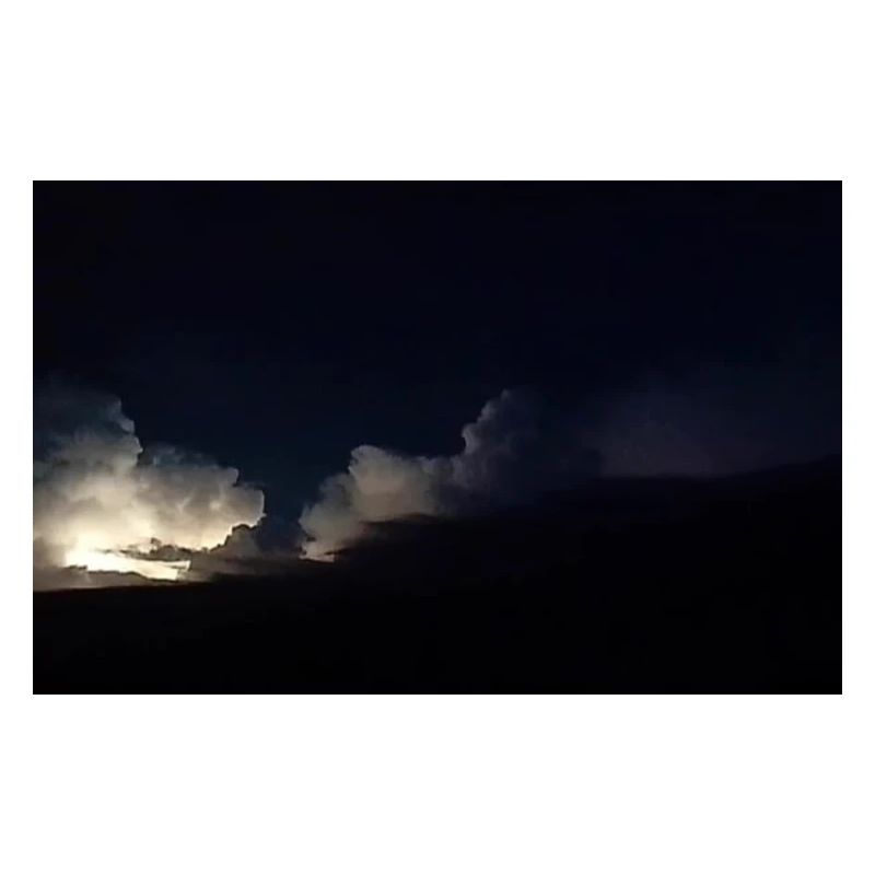Thunderstorms at night
