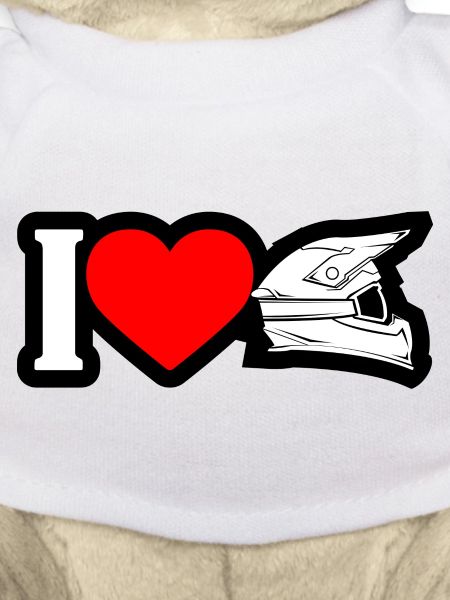 I Heart Helmet Graphic
