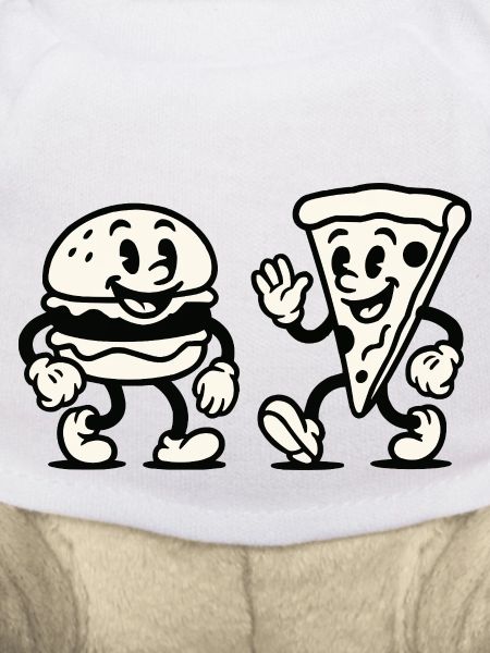 Burger Pizza Comic