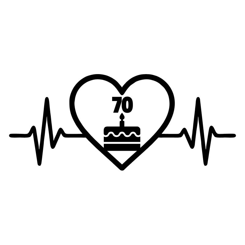 Coeur Anniversaire 70 ans Gâteau
