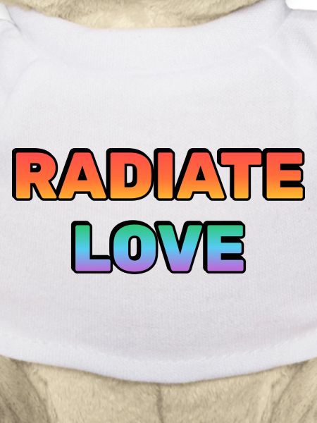 Radiate Love Gradient Typografie