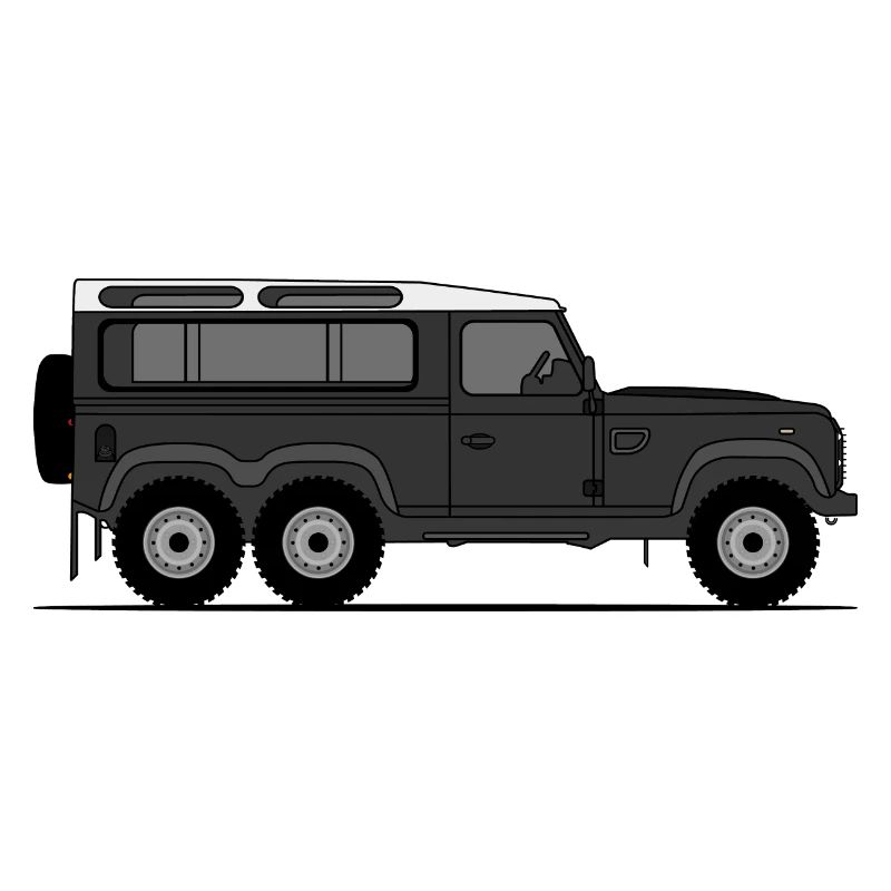 Defender 6x6 Black