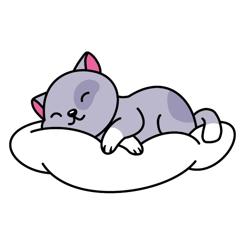 Cat Sleeping Cute