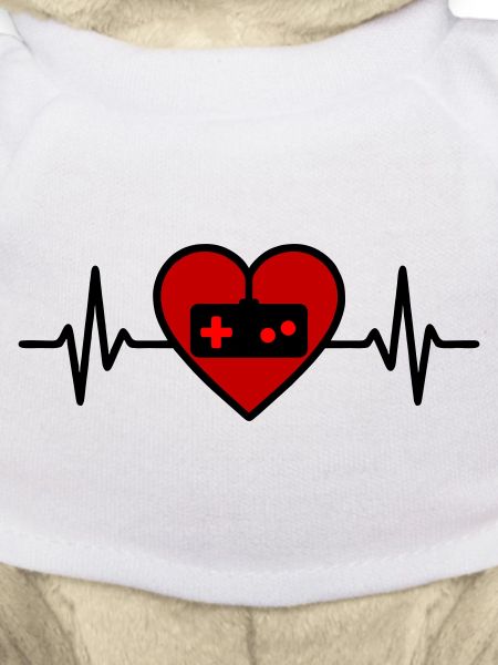 Gamer-Herz und pixelige Liebe