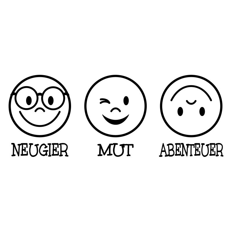Neugier Mut Abenteuer
