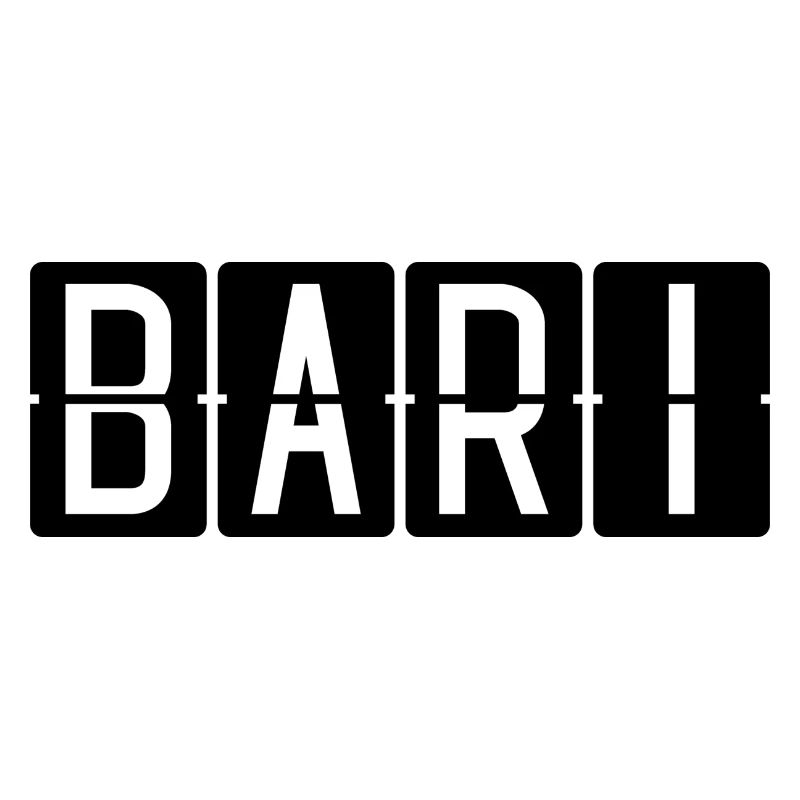 Panneau de l’aéroport de Bari