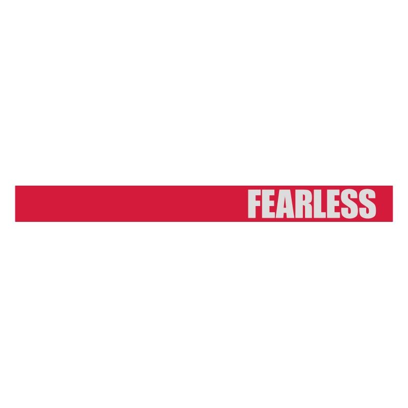 fearless Text Zitat Design